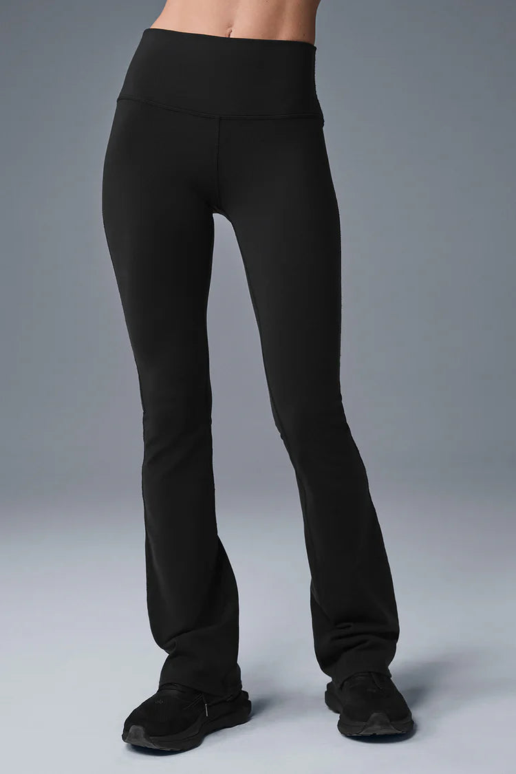 Airbrush High-Waist 7/8 Bootcut Legging "Black"
