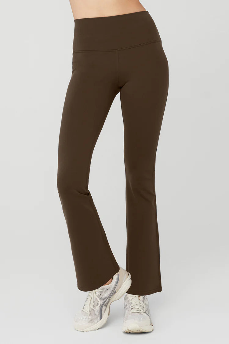 Airbrush High-Waist 7/8 Bootcut Legging "Espresso"