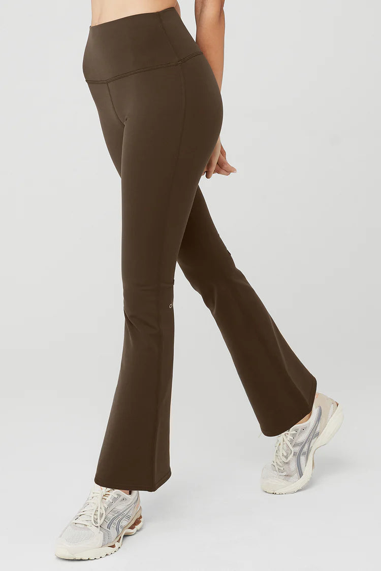 Airbrush High-Waist 7/8 Bootcut Legging "Espresso"