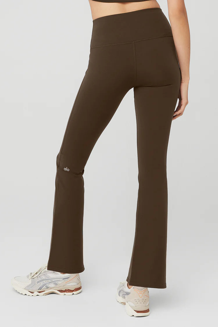 Airbrush High-Waist 7/8 Bootcut Legging "Espresso"
