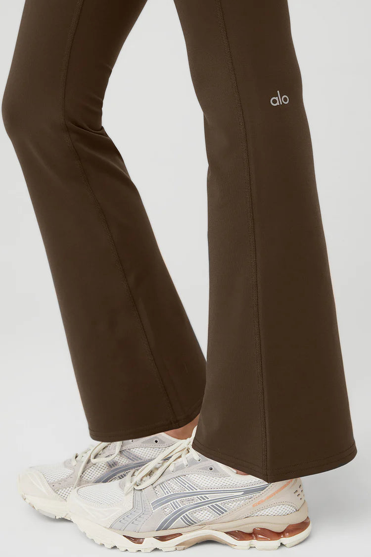 Airbrush High-Waist 7/8 Bootcut Legging "Espresso"