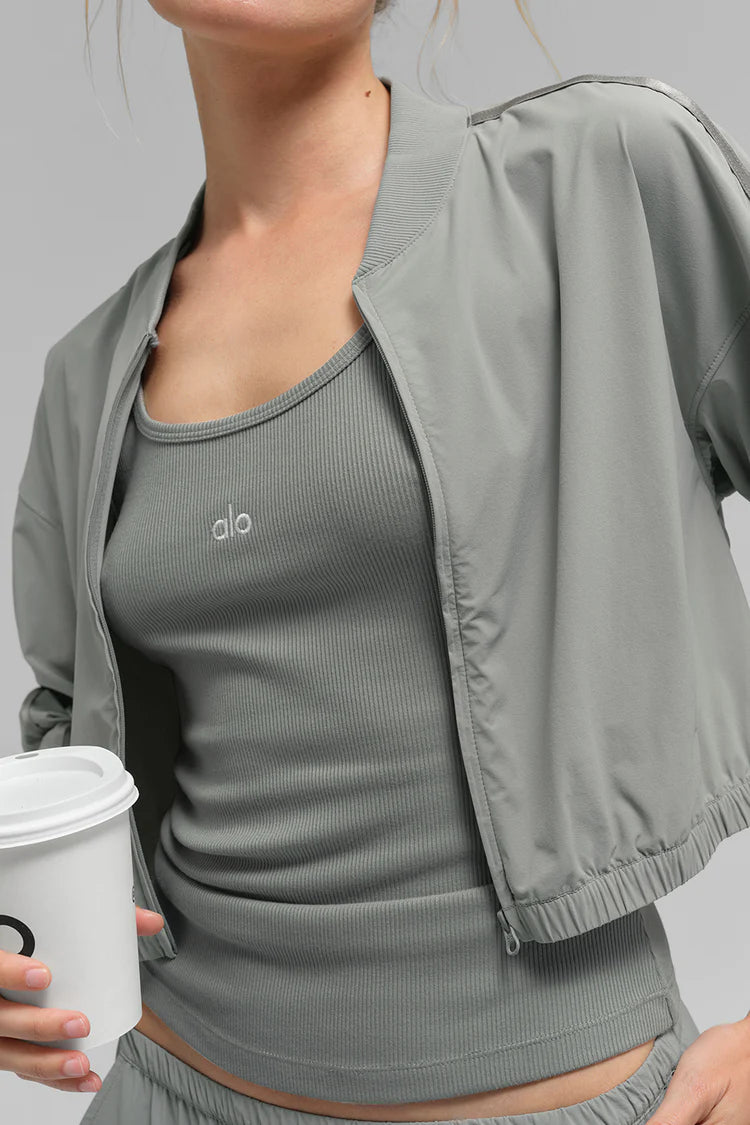 Ribbed Prosper Tank "Lunar Grey"