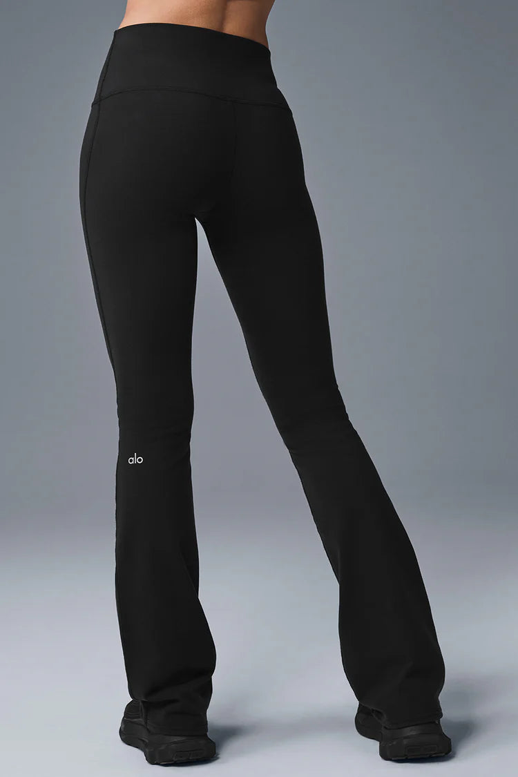 Airbrush High-Waist 7/8 Bootcut Legging "Black"
