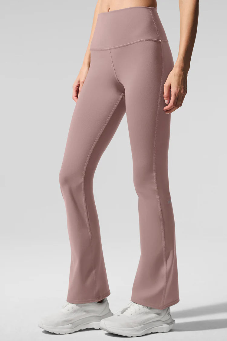 Airbrush High-Waist 7/8 Bootcut Legging "Taupe"