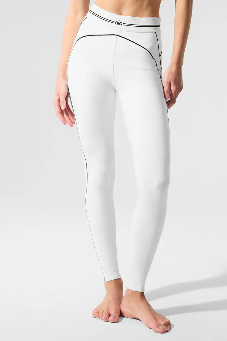 Airbrush High-Waist Heart Throb Legging "White/Black"