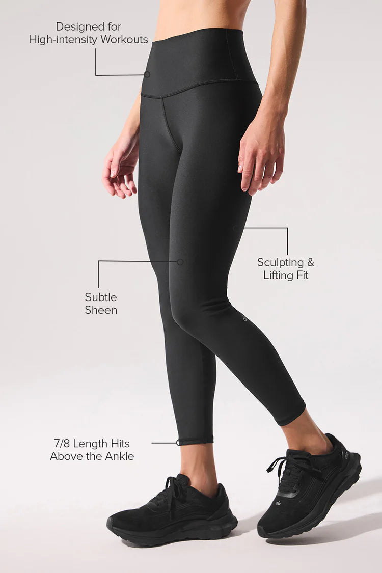 7/8 High-Waist Airlift Legging "Black"