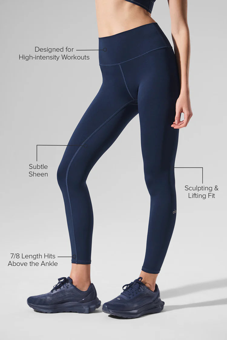 7/8 High-Waist Airlift Legging "Navy"