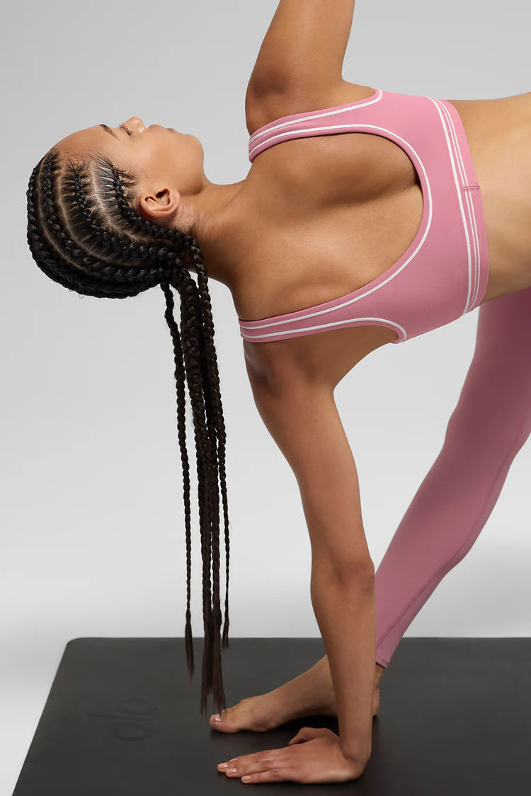 Airbrush Heart Throb Bra "Pink Wild Rose/White"